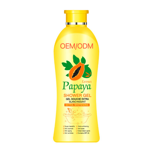 Extract Papaya Lightening Shower Gel Ur Body Will Be Fresh.