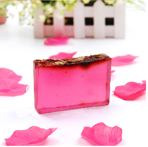 Best Soap 100% Pure Handmade Herbal Rose Essential Oil Whitening Handmade Soap