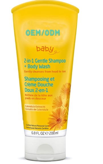 OEM/ODM Baby Wash and Shampoo - 100%Organic